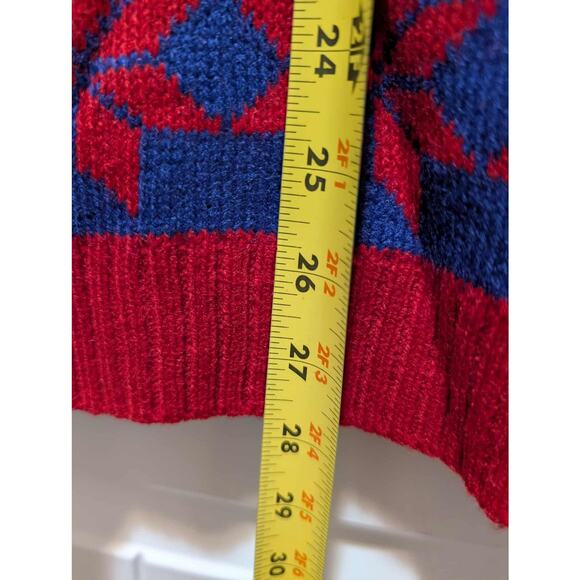 Shark Candy Cane Presents Ugly Christmas Sweater Holiday 33 Degrees Size M - Picture 8 of 9